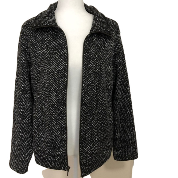 Land’s End Tweed Zipper Jacket, like new - Picture 1 of 5